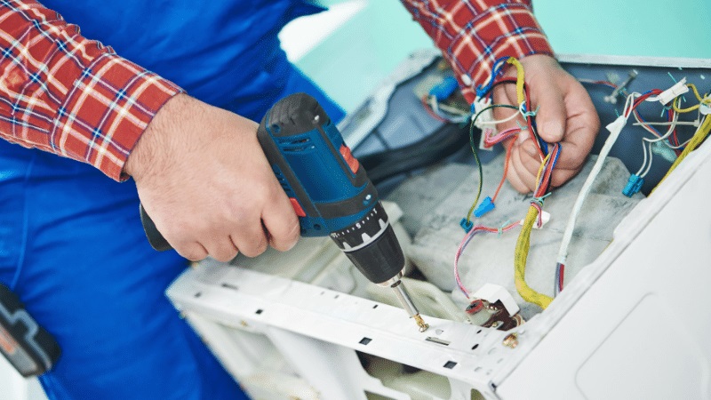 Bahçelievler Carrier Carrier çamaşır makinesi kart tamiri – Su almama arızası orijinal parça ile giderildi. - Teknik servis örneği